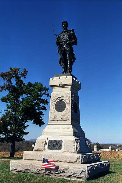 One of many monumenta at Antietam