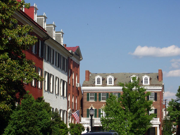 The Frederick Historic District encompasses 50 city blocks