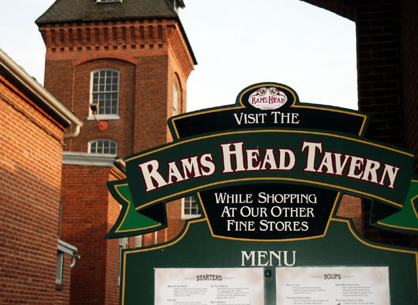 The Rams Head Tavern, a brewpub at Savage Mill