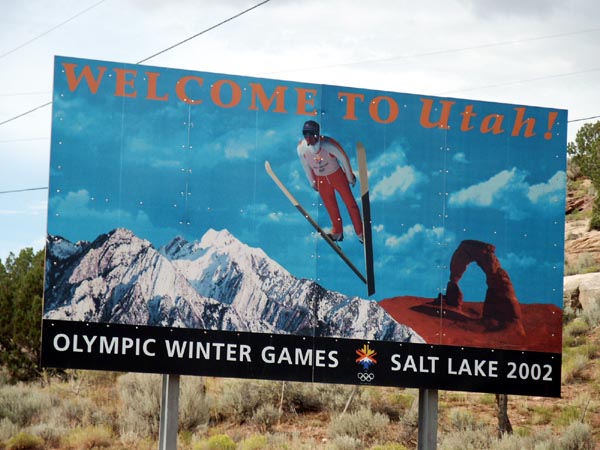 Welcome to Utah, host of the 2002 Winter Olympics