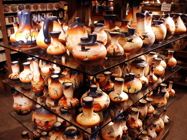 Tourist pottery, Cameron, AZ