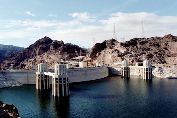 Behind the Hoover Dam