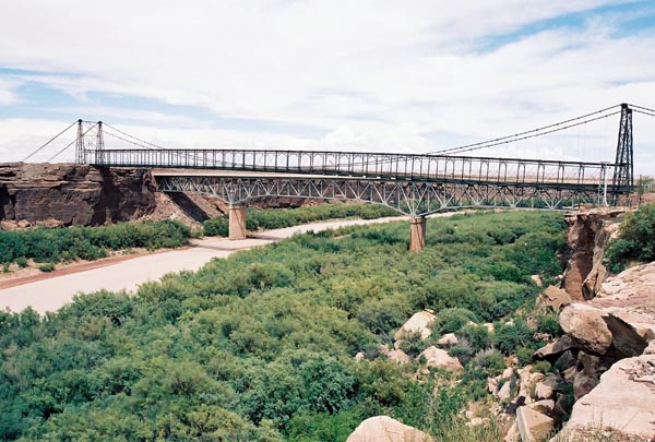 The bridge on US89 across the Little Colorado at Cameron AZ