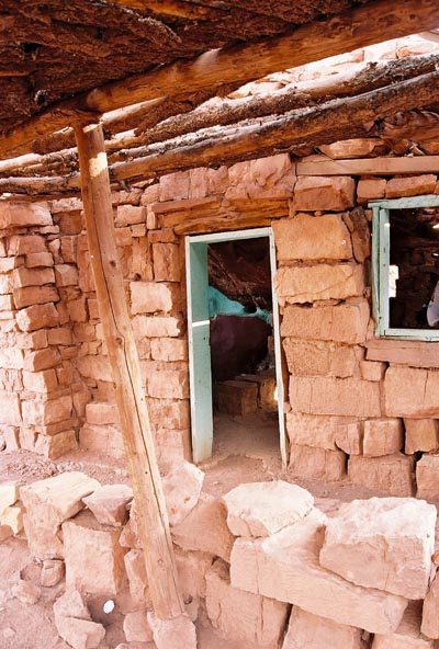 A primitive dwelling