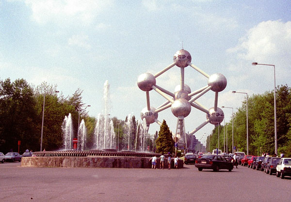 The Atomium, from the 1958 World's Fair held in Brussels