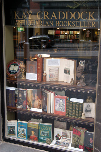 Kay Craddock Antiquarian Bookseller, Collins St.