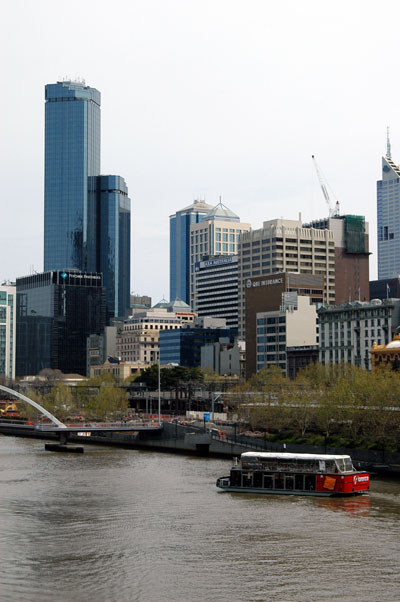Yarra River and Rialto Towers