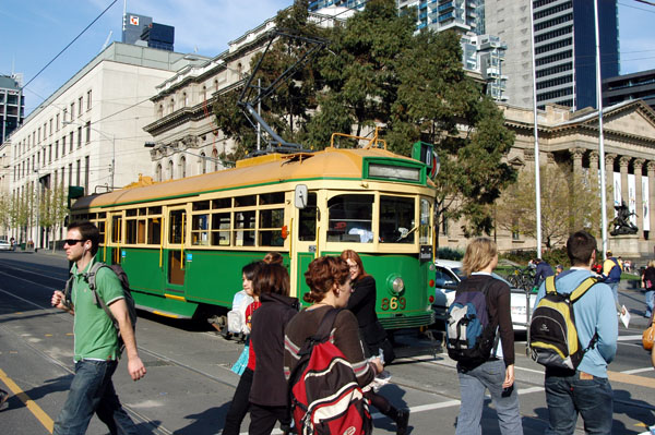 Old Melbourne City Circle Tram, La Trobe Street