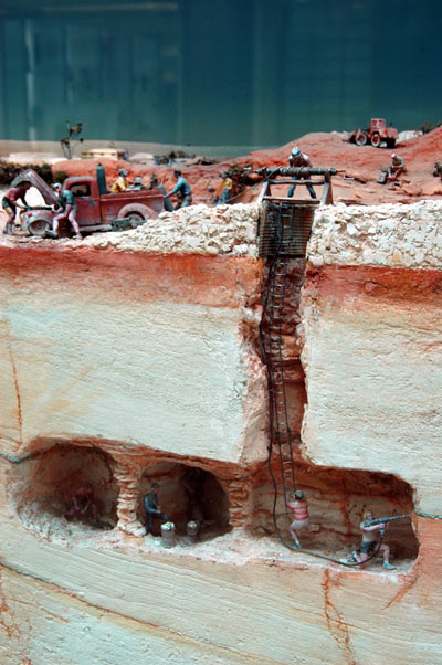 Model of an Opel Mine, South Gate