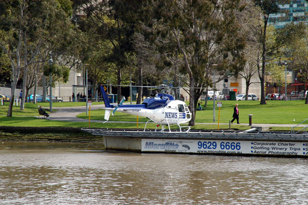 News 9 helicopter, Melbourne