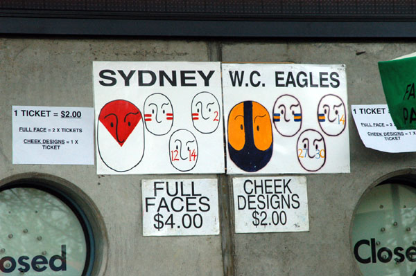 Sept 2005 Australian-rules Football Grand Final - Sydney Swans vs. West Coast Eagles