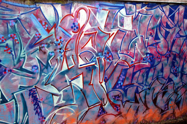 Grafitti art, Wellington Parade tunnel to Fitzroy Gardens
