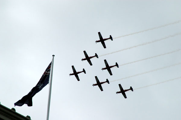 Airshow prior to the AFC Grand Final Sept 2005
