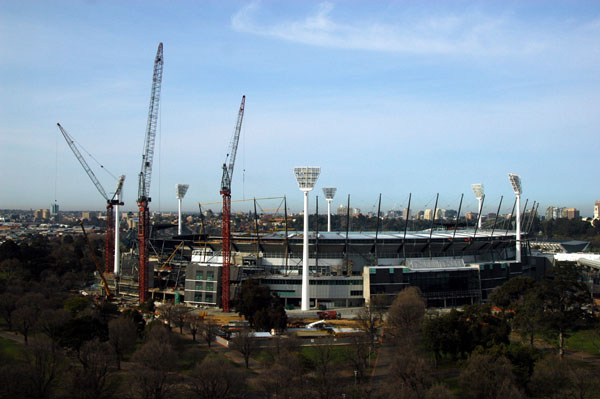 Melbourne Cricket Ground from the Hilton on the Park