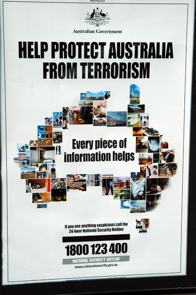 Help Protect Australia from Terrorism