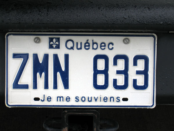 Québec - Je me souviens
