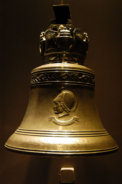 Bell of the HMNZS Achilles, which fought the Graf Spee at the WWII Battle of the Plate River