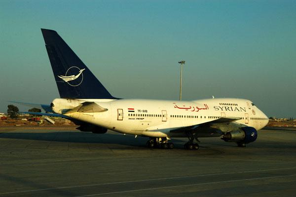 Syrian 747SP at Damascus (DAM/OSDI) YK-AHB