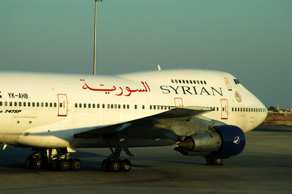 Syrian 747SP at Damascus (DAM/OSDI) YK-AHB