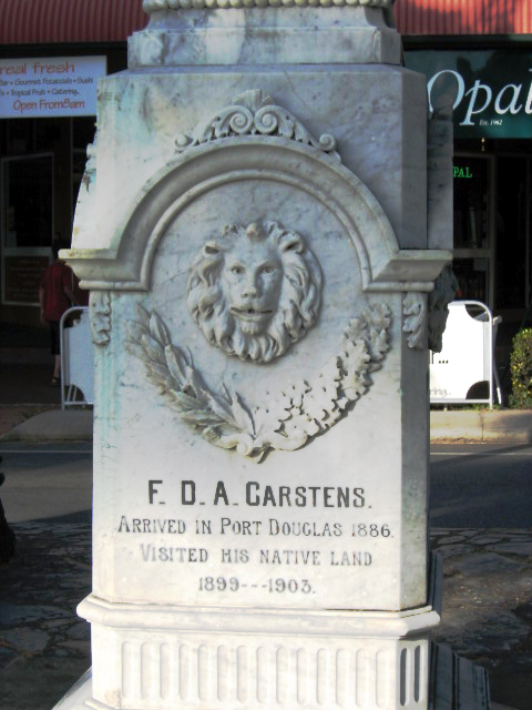 F.D.A. Carstens monument, Port Douglas