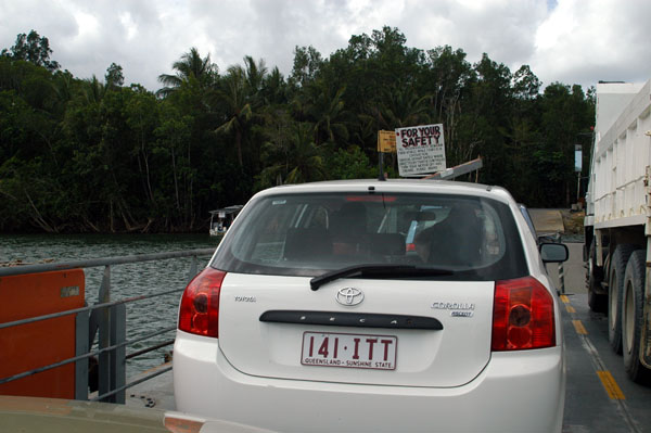 Crossing the Daintree River