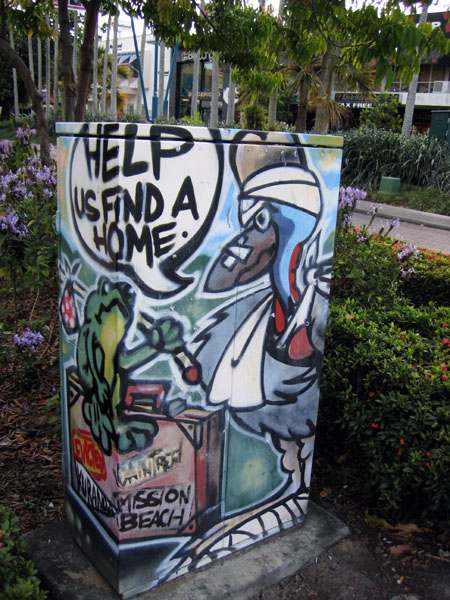 Painted utility box, Cairns