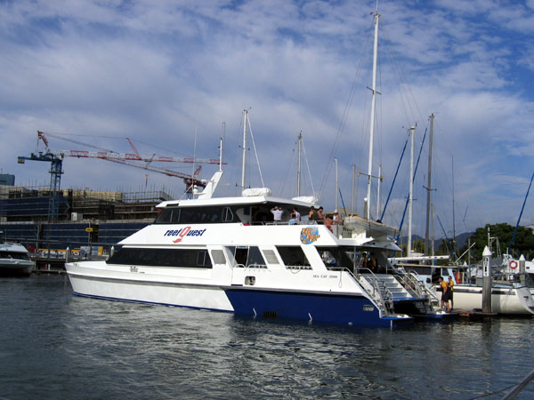 Reef Quest, one of the newest and fastest Great Barrier Reef boats