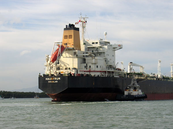 MV Haustrum, Shell Oil Tanker registered in Douglas, Isle of Man, 1994