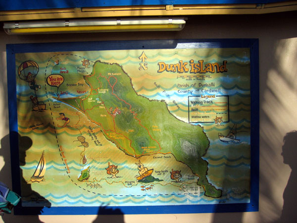 Map of Dunk Island