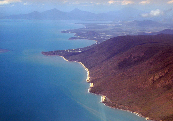 Cook Bay and Cairns in the distance
