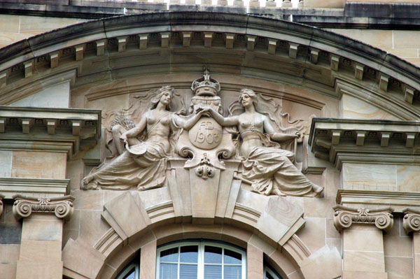 Former Land Administration Building, now the Conrad Treasury Hotel