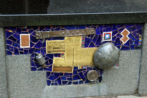 Detail of the Southwest Pacific Campaign Memorial, 1942-45, ANZAC Square