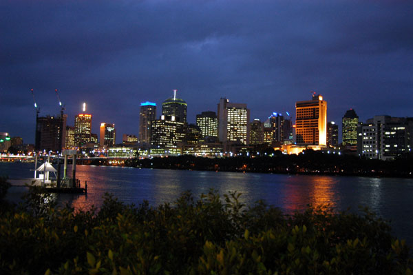 Brisbane in the evening