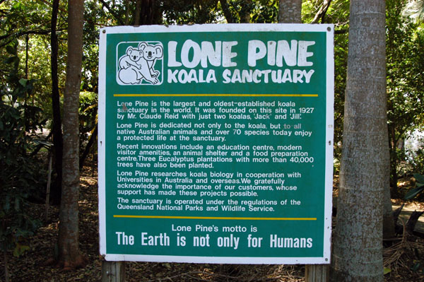 Lone Pine Koala Sanctuary, founded 1927, Brisbane