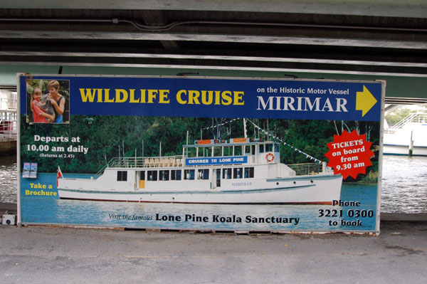 Wildlife Cruise on the Mirimar to Lone Pine Koala Sanctuary, Brisbane