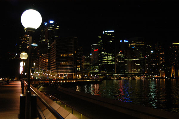 Circular Quay at night