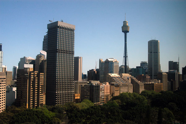 Hyde Park & AMP Tower from the Marriott