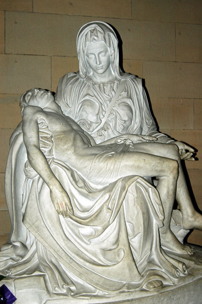 Replica of Michaelangelo's Pieta