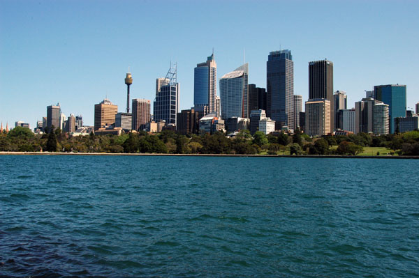 Sydney skyline from Mrs Macquarie's Point