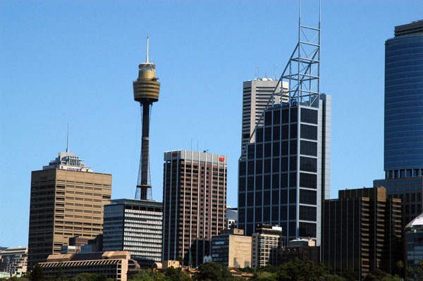 Downtown Sydney skyline