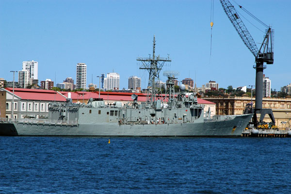 Sydney navy base at Woolloomoolloo