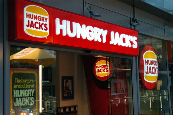 Hungry Jack's = Burger King