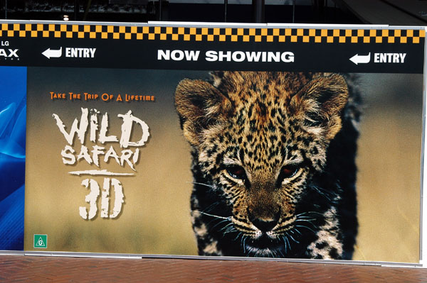 Wild Safari 3D playing at the Sydney IMAX