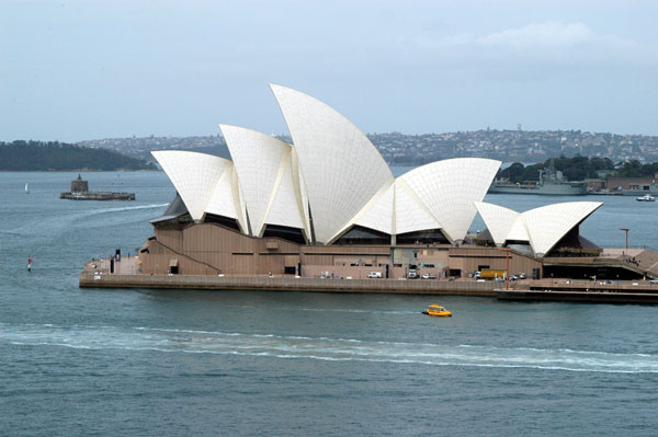 Sydney Opera House from the Sydney Harbour Bridge