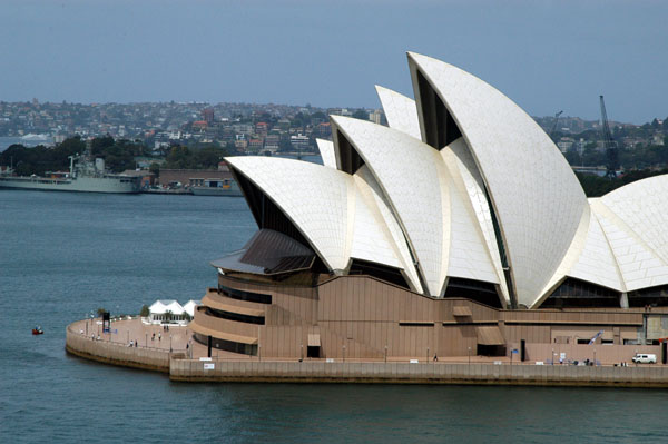 Sydney Opera House from the Sydney Harbour Bridge