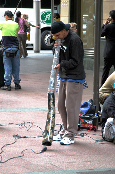 Digideroo player, Pitt Street Mall