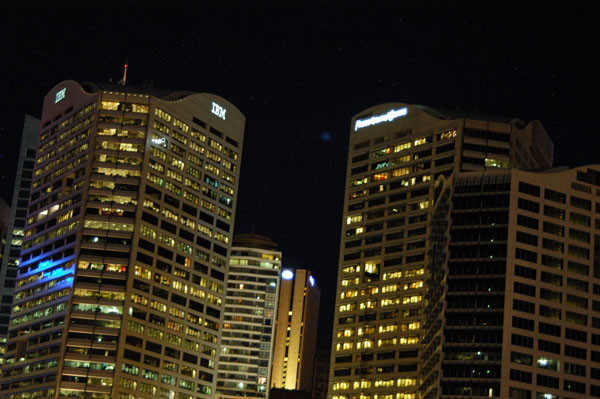 Darling Harbour at night