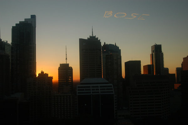 BOSE Skywriter over the Australian rugby finals 2005