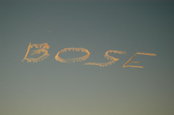 BOSE Skywriter over the Australian rugby finals 2005