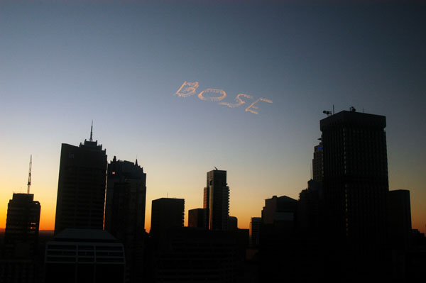 BOSE Skywriter over the Australian rugby finals 2005
